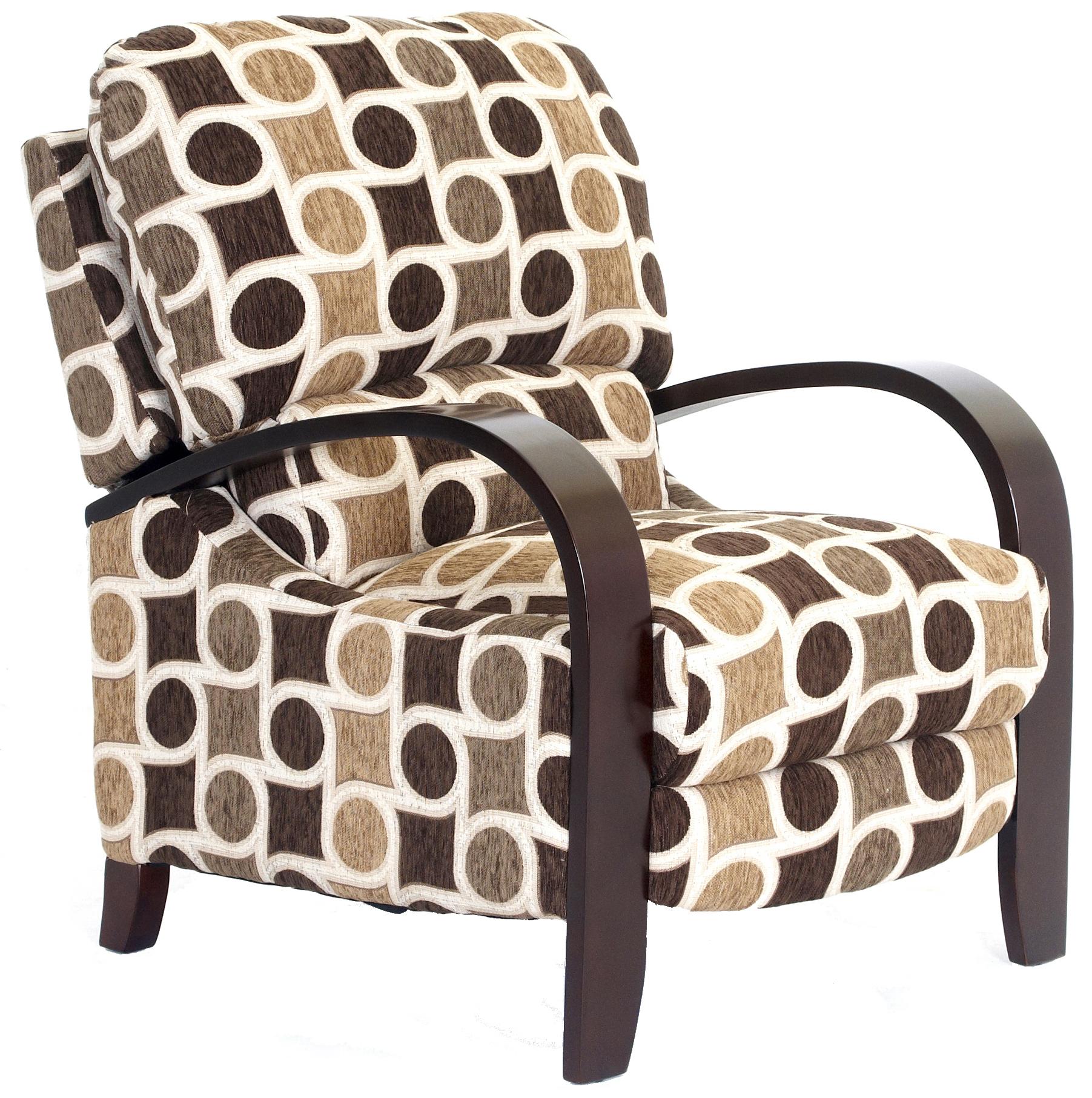 Synergy Home Furnishings 997 Contemporary Recliner with Push Arms